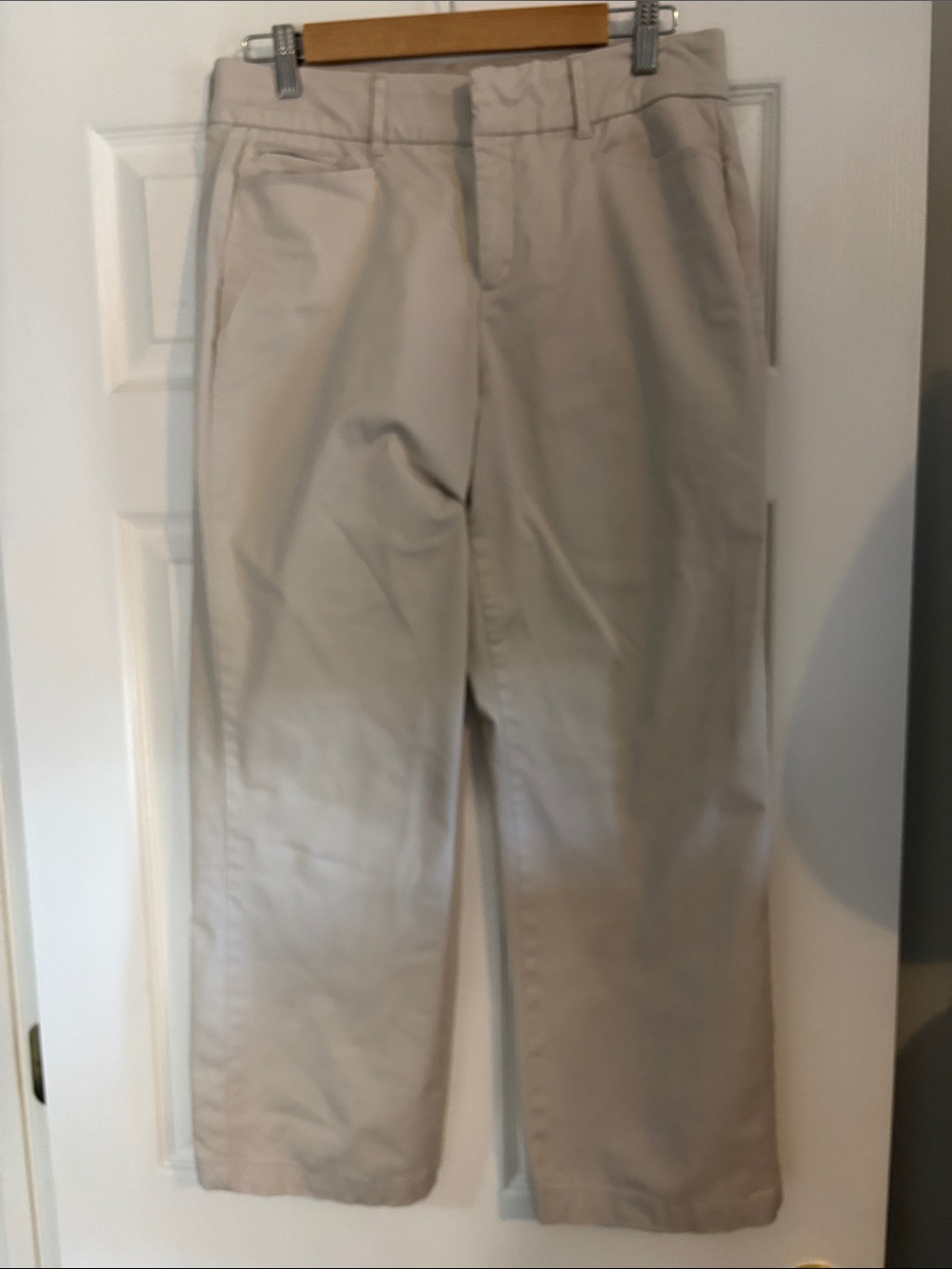 JM Collection Straight Leg Pants in Light Beige 10P